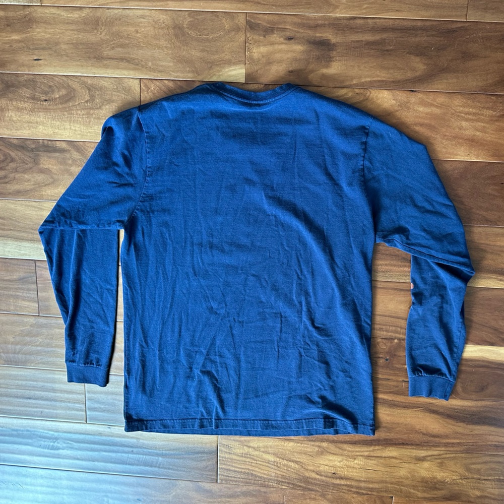 Patagonia Navy Regular Fit Long Sleeve Shirt with Large - Picture 2 of 3